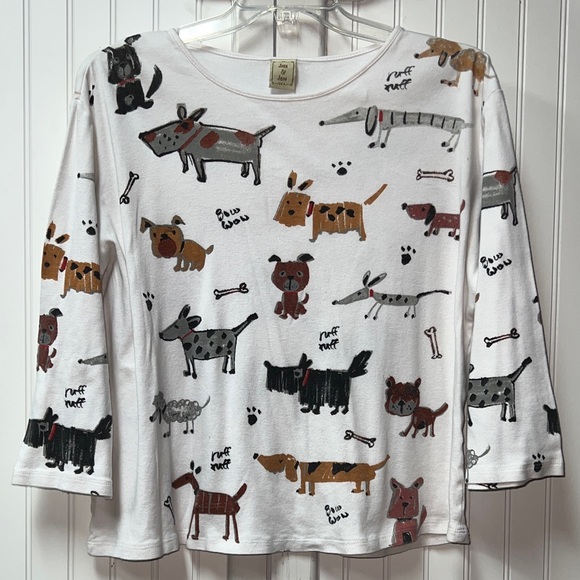 Jess & Jane Critters Dog Lovers Shirt XL - Picture 4 of 4